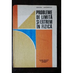 PROBLEME DE LIMITA SI EXTREM IN FIZICA - MINISTERUL INVATAMANTULUI