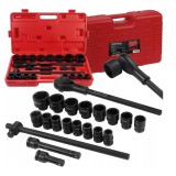 Trusa chei tubulare de impact 3/4", 19 - 50mm, 21 bucati, Kraft