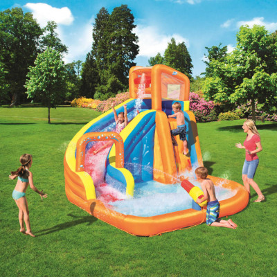 Bestway Tobogan acvatic H2OGO Turbo Splash Water Zone-Mega Water Park foto