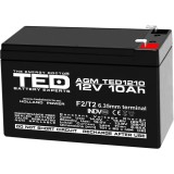 Acumulator AGM VRLA TED Electric 12V 10Ah