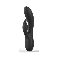 Premium Vibrator Rabbit, 8 Moduri Vibratii, 4 Intensitati, Silicon, USB, Negru, JGF Premium Sex Toys