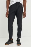 Under Armour pantaloni de alergare OutRun the Storm culoarea negru, neted, 1376799