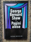 GEORGE BERNARD SHAW - PAGINI ALESE