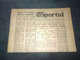 ZIARUL SPORTUL 11 NOIEMBRIE 1981 ELVETIA ROMANIA