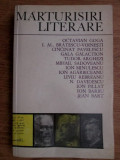 D. Caracostea ( antol. ) - Mărturisiri literare