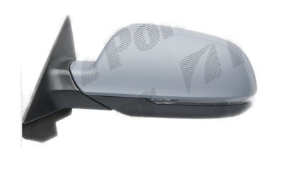 Oglinda exterioara Audi A3 (8P), 04.2008-10.2012 5 usi, partea Dreapta, culoare sticla crom, sticla convexa, carcasa grunduita, cu incalzire, ajustar foto