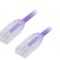 Patch cord UTP Cat6a LSZH Violet 1m 28AWG