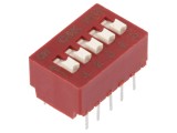 Comutator DIP-SWITCH 5 Secțiuni SMT 0.1A 50VDC