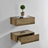 Set 2 bucati comoda suspendata Model 5 efect lemn 46x30x15cm [en.casa] HausGarden Leisure, [en.casa]