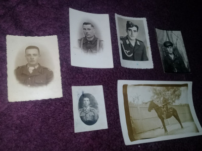 Lot fotografii vechi militari,soldati,ofiteri,subofiteri,luptatori.de Colectie foto