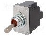 Intrerupator basculant, 2 pozitii, mod comutare (ON)-OFF, DPST, HONEYWELL - 2TL1-6 foto