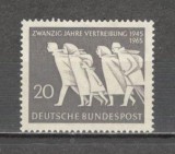 Germania.1965 20 ani expulzarea MG.205, Nestampilat