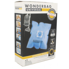 Set 5 bucati saci de aspirator Wonderbag Universal WB406120, compatibilitate cu Rowenta si Moulinex