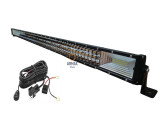 130cm 729w Set Proiector Led Bar Armax Drept + Kit Cablaj Cu Releu Si Buton, Universal