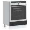 VidaXL Dulap pentru cuptor &bdquo;Lucca&rdquo; lemn negru prelucrat 853758