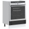 vidaXL Dulap pentru cuptor &bdquo;Lucca&rdquo; lemn negru prelucrat 853758