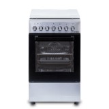 Aragaz Samus SM562AENS1 INOX, 4 arzatoare pe gaz, Cuptor electric, Cuptor cu 7 functii, clasa A, grill, Inox