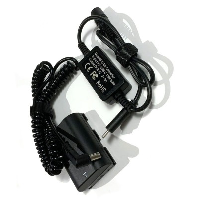 Alimentator Tip Baterie Sony NP-FW50 Dummy Battery DC COUPLER FULL DECODED TYPE-C SPRING CORD foto
