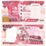 Nigeria 200 Naira 2023 P-47 UNC Bancnota Noua