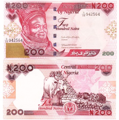 Nigeria 200 Naira 2023 P-47 UNC foto