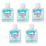 Set 5 Geluri Antibacteriene Hygienics, cu 70% Alcool, 50 ml