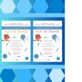 Set de auxiliare pentru grupa mijlocie (4-5 ani). Alfi ne invata (volumul I+II)
