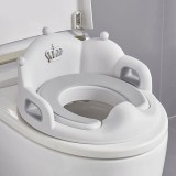Colac WC, adaptor toaleta pentru copii dotat cu spatar si manere, dimensiune 40 cm, culoare Alb
