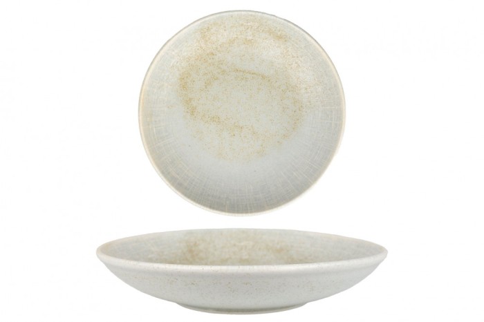 ID Fine Farfurie ad&acirc;ncă - Mellow - Porţelan - 22 cm (700cc) - set de 6