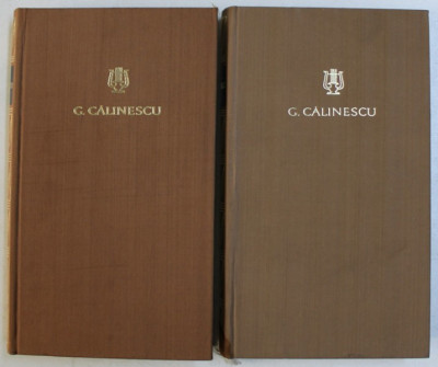 OPERE de GEORGE CALINESCU , VOLUMELE 3 - 4 - ENIGMA OTILIEI , 1965 foto