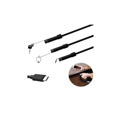 Camera endoscop pentru telefon, laptop si PC Android, cablu 2.5m foto