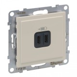 Cumpara ieftin Priza USB tip C dubla 5V 15W Legrand Suno ivoar 721231