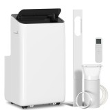 HOMCOM Aparat de aer condiționat portabil 12.000 BTU cu tehnologie Inverter, aparat 6-&icirc;n-1 cu funcție de oscilație automată 60&deg;, timer 24 de ore, tele
