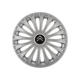 Cumpara ieftin Set 4 capace roti 16 inchi (R16) Dino Gri, Compatibile cu Citroen