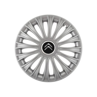 Set 4 capace roti 16 inchi (R16) Dino Gri, Compatibile cu Citroen foto