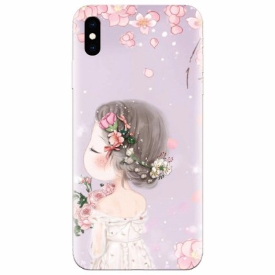 Husa silicon pentru Apple Iphone XS Max, Girl 001 foto