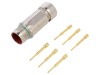 Conector M23 Mufa Tata LAPP IP68 6 Pini Ecranat Aurit 25A 630V Cablu 7.5-15.5mm
