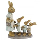Cumpara ieftin Figurine Iepurasi Paste din polirasina 17x7x19 cm