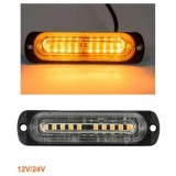 10 Led 12v 24v Lumina de intermitenta stroboscopica subtire