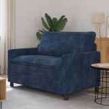 vidaXL Canapea Albastru marin 126 x 81 x 87,5 cm Poliester 42028828