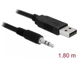 Cablu USB la Serial TTL 3.5 jack 1.8 m (5 V), Delock 83115