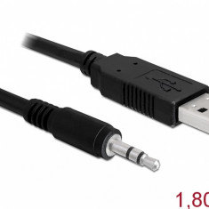 Cablu USB la Serial TTL 3.5 jack 1.8 m (5 V), Delock 83115