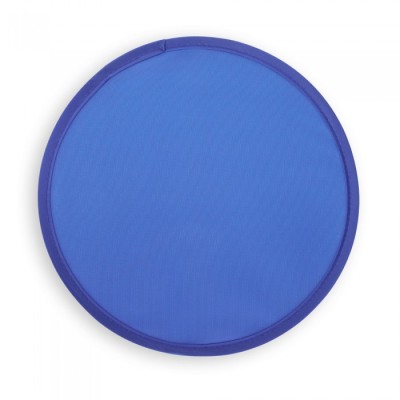 Jucarie interactiva, disc zburator, pliabil, model simplu, model colorat, albastru, 250 mm, husa foto
