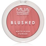 MUA Makeup Academy Blushed Powder Blusher fard de obraz sub forma de pudra culoare Rouge Punch 5 g