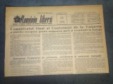 ZIARUL ROMANIA LIBERA 15 MAI 1955 COMUNICATUL FINAL AL CONFERINTEI DE LA VARSOVIA
