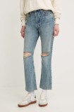 Pepe Jeans jeansi STRAIGHT JEANS UHW femei high waist, PL204593MS0