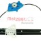 Macara geam AUDI A4 (8E2, B6) (2000 - 2004) METZGER 2160186