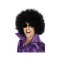 Perucă Afro Mega Uriașă Neagră