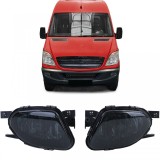 Set de lumini de ceata fumuriu negru, potrivit pentru Mercedes E W211 02-06, Sprinter 906 06-13 Performance AutoTuning