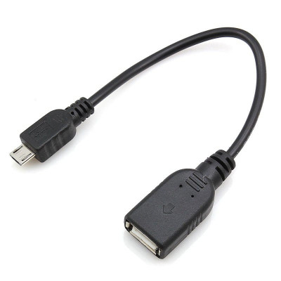 Cablu Adaptor OTG USB la microUSB foto