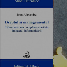 Dreptul si managementul Ioan Alexandru